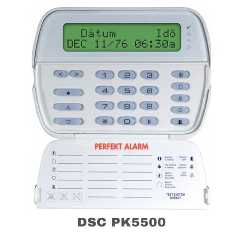 DSC PK5500 szöveges LCD kezelőegység